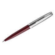 Ручка шариковая Parker «51 Burgundy CT» черная, 1,0мм, поворот., подарочная упаковка