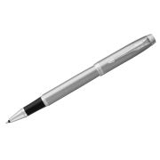 Ручка-роллер Parker «IM Essential Stainless Steel CT» черная, 0,8мм, подарочная упаковка