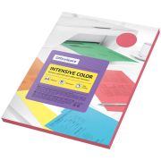 Бумага цветная OfficeSpace «Intensive Color», А4, 80г/м2, 100л., (красный)