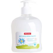 Мыло-крем жидкое OfficeClean «Детское» с ромашкой, антибактериальное, с дозатором, 500мл