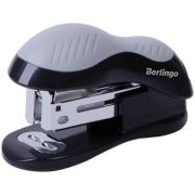 Мини-степлер №24/6, 26/6 Berlingo «Office Soft» до 15л., черный
