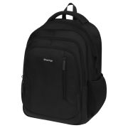 Рюкзак Berlingo City «Comfort black» 42*29*17см, 3 отделения, 3 кармана, отделение для ноутбука, эргономическая спинка