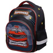 Рюкзак Berlingo Kids «Superhero» 36*27*12см, 1 отделение, 3 кармана, эргономичная спинка, LED кант