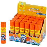 Клей-карандаш Мульти-Пульти «Енот в Японии», 08г, с цветным индикатором, ПВП