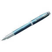 Ручка перьевая Parker «IM Premium Blue Grey CT» синяя, 0,8мм, подарочная упаковка