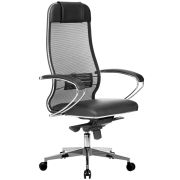 Кресло руководителя Метта «Samurai» Comfort-1.01, CH-2, сетка Х2 черн/экокожа MPES черн., мультиблок