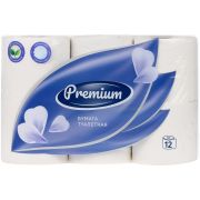 Бумага туалетная OfficeClean «Premium», 3-слойная, 12шт., 17м/рул., тиснение, белая