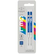 Стержень гелевый Parker «Gel Ball Point» синий, 98мм, 0,7мм, 2шт., блистер