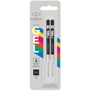 Стержень гелевый Parker «Gel Ball Point» черный, 98мм, 0,7мм, 2шт., блистер