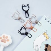 Зажимы для бумаг 33мм, MESHU «Cute Cats», 6шт., ассорти, бокс с европодвесом
