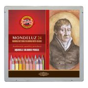 Карандаши акварельные Koh-I-Noor «Mondeluz Portrait 3724», 24цв., заточен., метал. пенал