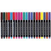 Набор капиллярных ручек Luxor «Mini Fine Writer 045» 20цв., 0,8мм, пластиковая банка