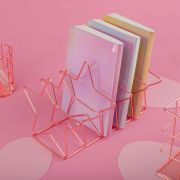 Подставка для бумаг и писем MESHU «Rose Gold. Stars», металл, 6 секций
