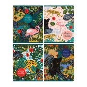 Тетрадь 60л., А5, клетка BG «Tropic image», тиснение фольгой