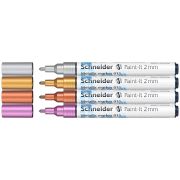 Набор маркеров для декорирования Schneider «Paint-It 011» 04цв., металлик, 2,0мм
