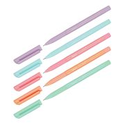 Ручка шариковая Luxor «Liquiwrite» синяя, 0,7мм, с антибактериальным грипом, корпус ассорти