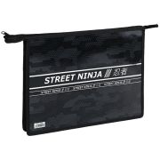Папка для тетрадей 2 отделения А4 ArtSpace «Ninja», пластик, фольга, на молнии