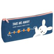 Пенал мягкий 210*82*40 MESHU «Happy rabbit», канвас