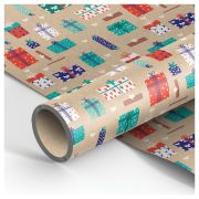 Упаковочная бумага крафт 70*100см, MESHU «Favorite gifts», 70г/м2