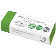 Ластик Faber-Castell «Erasure» PVC-Free & Dust-Free, прямоугольный, картонный футляр, 63*22*13мм, светло-зеленый