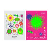 Бизнес-блокнот А6, 64л., ЛАЙТ BG «Crazy neon», глянцевая ламинация, неоновая краска