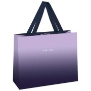 Пакет подарочный 23*18*10см MESHU «Duotone. Purple gradient», отд. фольгой, матовая ламинация