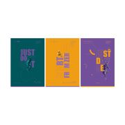 Тетрадь 96л., А4, линия BG «Начни с нуля», выб. лак