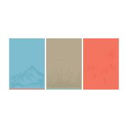 Тетрадь 96л., А4, клетка BG «Monocolor. Serenity», выб. лак