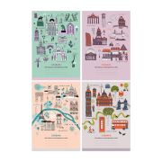 Тетрадь-словарик 48л., А6 для записи иностранных слов BG «Go travel»