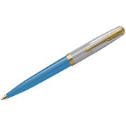 Ручка шариковая Parker «51 Turquoise GT» черная, 1,0мм, поворот., подарочная упаковка