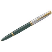 Ручка перьевая Parker «51 Forest Green GT» темно-синяя, 0,4мм, подарочная упаковка
