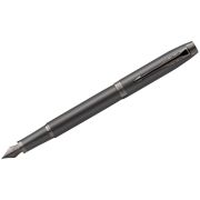 Ручка перьевая Parker «IM Professionals Monochrome Titanium» синяя, 0,8мм, подарочная упаковка