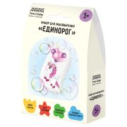 Набор для мыловарения ТРИ СОВЫ «Единорог», 1 мыло с картинкой, картонная коробка