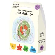 Набор для мыловарения ТРИ СОВЫ «Нежность», 1 мыло с картинкой, картонная коробка