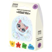 Набор для мыловарения ТРИ СОВЫ «Кошечка», 1 мыло с картинкой, картонная коробка