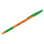 Ручка шариковая Berlingo «Tribase grip orange» зеленая, 0,7мм, грип