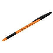 Ручка шариковая Berlingo «Tribase grip orange» черная, 0,7мм, грип