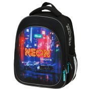 Ранец Först F-LIGHT «Neon knights» 37*28*16см, 2 отделения, 2 кармана, анатомическая спинка