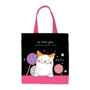 Сумка-шоппер ArtSpace«Meow», 31*39см, с карманом