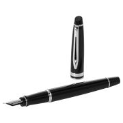 Ручка перьевая Waterman «Expert Black CT» синяя, 1,0мм, подарочная упаковка