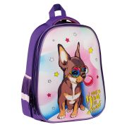 Ранец ArtSpace School Friend «Woof» 39*30*18см, 2 отделения, 2 кармана, анатомическая спинка