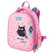 Ранец Först F-Top «Black owl» 36*28*15см, 2 отделения, 2 кармана, анатомическая спинка