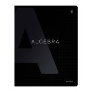 Тетрадь предметная 48л. Greenwich Line «Сolor black» - Алгебра, «софт-тач» ламинация, выборочный УФ-лак, 70г/м2