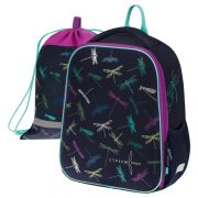 Ранец Berlingo Expert Mini «Dragonfly» 36*27*14см, 2 отделения, 2 кармана, анатомическая спинка, мешок для обуви