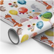 Упаковочная бумага белый крафт 70*100см, MESHU «Счастливое событие», 70г/м2