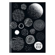Скетчбук 100л., А5 BG «Black&white», 7БЦ, матовая ламинация, 100г/м2