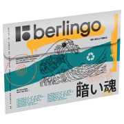 Папка-конверт на кнопке Berlingo «Glyph» A4, 330мкм, с рисунком