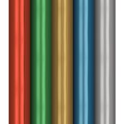 Упаковочная бумага матовая 70*100см, MESHU, 60г/м2, ассорти 5 дизайнов