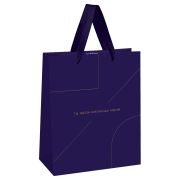 Пакет подарочный 18*23*10см MESHU «Monocolor. Indigo», отд. фольгой, матовая ламинация