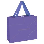 Пакет подарочный 23*18*10см MESHU «Monocolor. Lavender», отд. фольгой, матовая ламинация